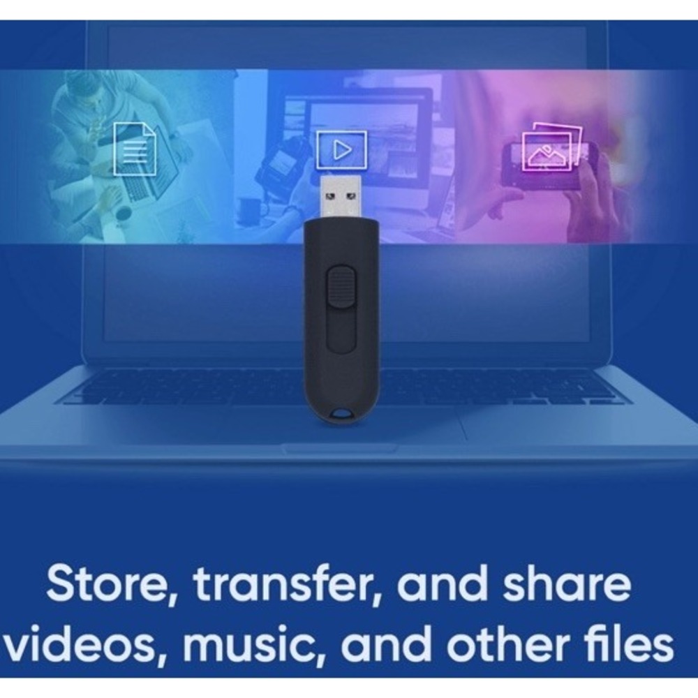 onn USB 2.0 Flash Drive for Tablets and Computers 128 GB Capacity